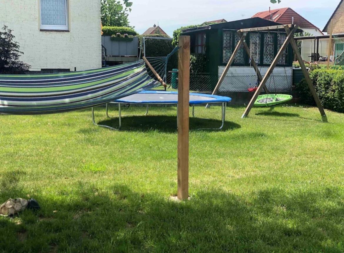 Kleine Gemuetliche Einliegerwohnung Mit Garten Und Pool Nordstemmen Buitenkant foto